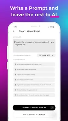 VideoRobot AI Video Generator android App screenshot 2